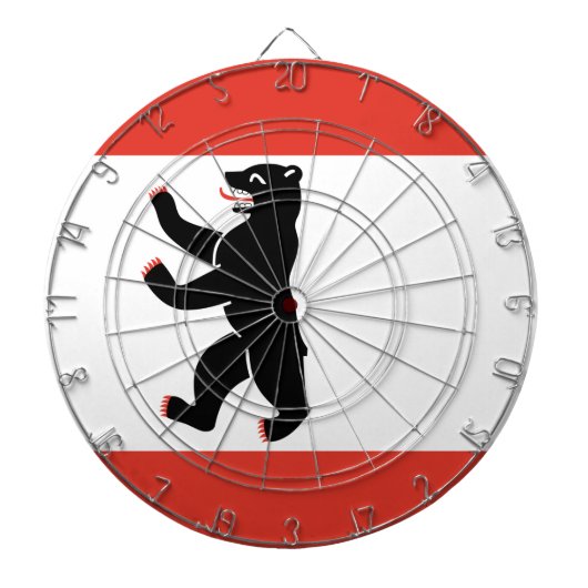 ベルリン国旗（ドイツ市） ダーツボード (正面)