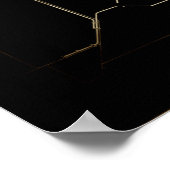 ベルリン地下鉄の古い地図 ポスター (角)