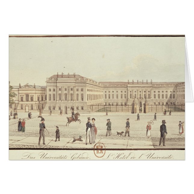 ベルリン大学、ベルリン (正面横)