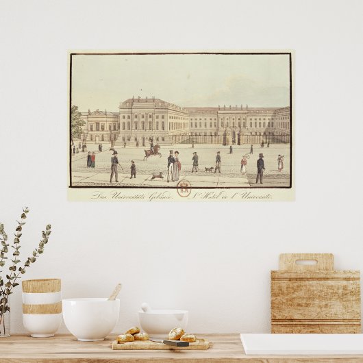 ベルリン大学 ポスター (キッチン)