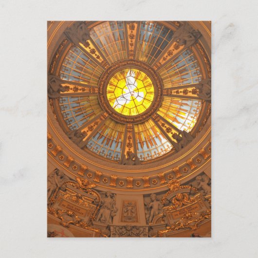 ベルリン大聖堂の内側（ベルリナーダム） ポストカード (正面)