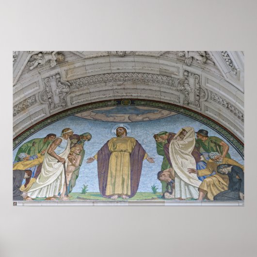 ベルリン大聖堂詳細 ポスター (正面)