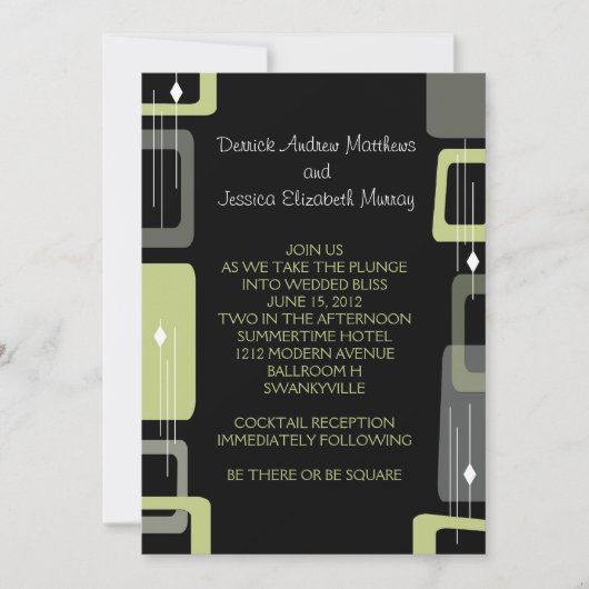 ベルリン招待状:ライム 招待状 (正面)