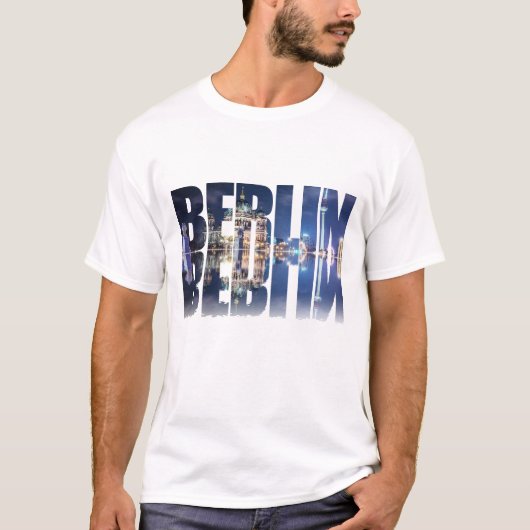 ベルリン文字土産 Tシャツ (正面)