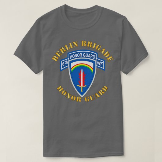 ベルリン旅団第6戦Inf名誉ガードSSI X Tシャツ (デザイン正面)