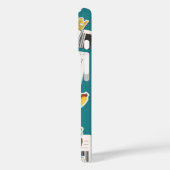 ベルリン旅行ステッカーコラージュ Case-Mate iPhoneケース (裏面 / 左)