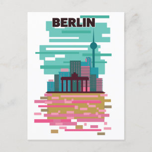 ベルリン旅行ポスター 案内ポストカード
