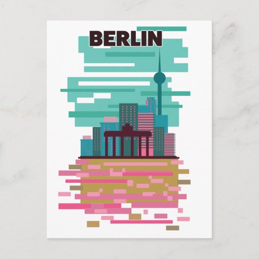 ベルリン旅行ポスター 案内ポストカード (正面)