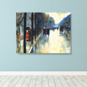 ベルリン通りイン後半秋アール素晴らしト キャンバスプリント (インサイチュ (ウッドフロア))