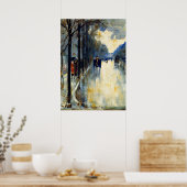 ベルリン通りイン後半秋、ヴィンテージ絵画ズ ポスター (キッチン)