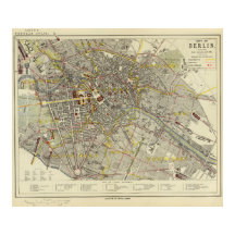 ベルリン1883歴史地図 - レッツ・ポピュラー・アトラス地図