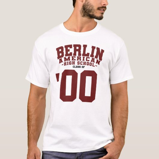 ベルリン・アメリカン・ハイスクール クラスイヤー Tシャツ (正面)