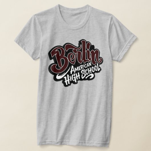 ベルリン・アメリカン・ハイスクール Tシャツ (レイダウン)