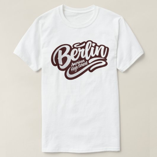 ベルリン・アメリカン・ハイスクール Tシャツ (デザイン正面)