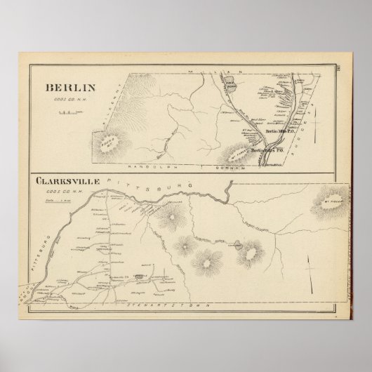 ベルリン，クラークスビル ポスター (正面)