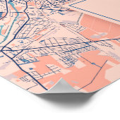 ベルリン – ゲルメアリーブリーズシティマップ ポスター (角)