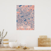 ベルリン – ゲルメアリーブリーズシティマップ ポスター (キッチン)