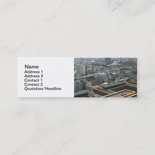 ベルリン スキニー名刺 (正面)