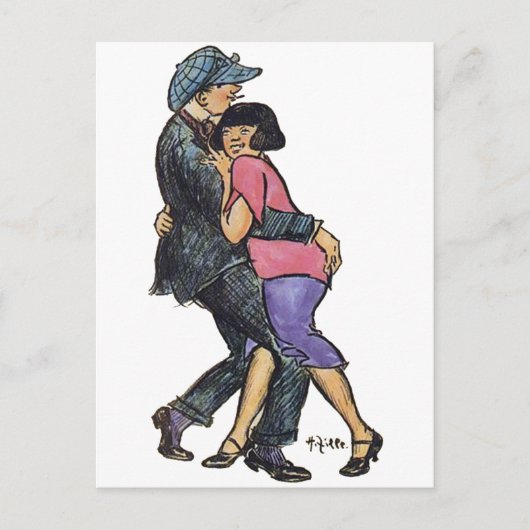 ベルリン・ダンサー1900年代初頭 ポストカード (正面)