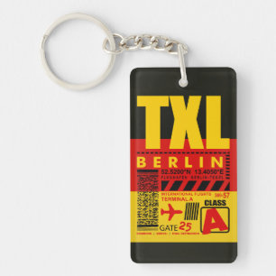 ベルリン テーゲル空港 TXL キーホルダー