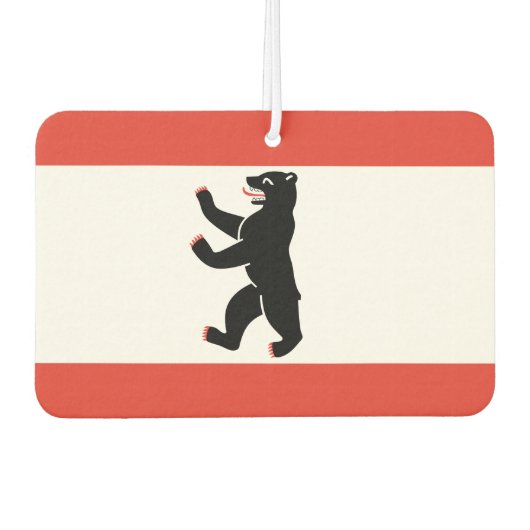 ベルリン・トートバッグ国旗 カーエアーフレッシュナー (正面)