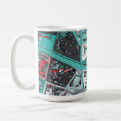 ベルリン、ドイツの地図 コーヒーマグカップ (左)