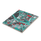 ベルリン、ドイツの地図 タイル (側面)