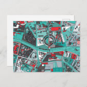 ベルリン、ドイツの地図 ポストカード (正面/裏面)