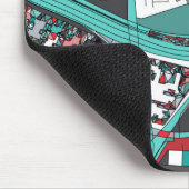 ベルリン、ドイツの地図 マウスパッド (コーナー)