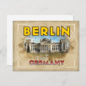 ベルリン、ドイツドイツを訪ねて... ポストカード (正面/裏面)