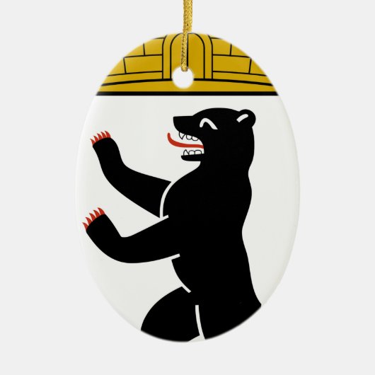 ベルリン(ドイツ)の紋章付き外衣 セラミックオーナメント (正面)