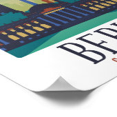 ベルリン・ドイツ・スカイライン・ヴィンテージ・ポスター ポスター (角)