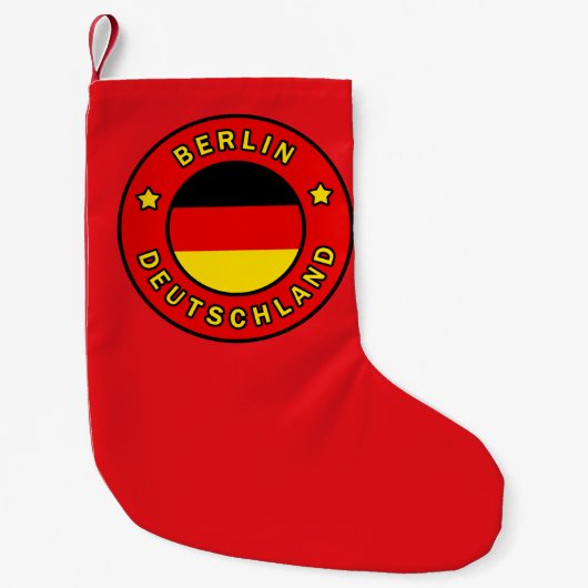 ベルリン ドイツ スモールクリスマスストッキング (正面)