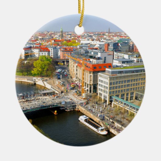 ベルリン、ドイツ セラミックオーナメント (正面)