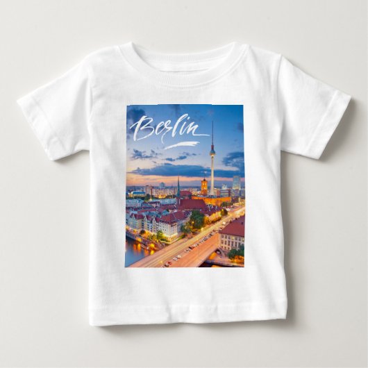 ベルリン,ドイツ ベビーTシャツ (正面)