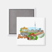 ベルリン – ドイツ マグネット (正面/裏面)