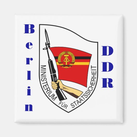 ベルリン，ドイツStasi Magnet マグネット (正面)