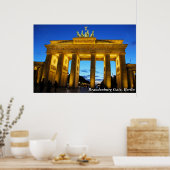 ベルリン,ブランデンブルク門 ポスター (キッチン)