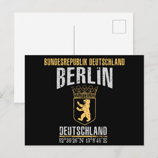 ベルリン ポストカード (正面/裏面)