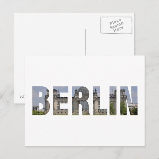 ベルリン ポストカード (正面/裏面)