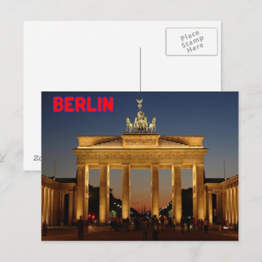 ベルリン ポストカード (正面/裏面)