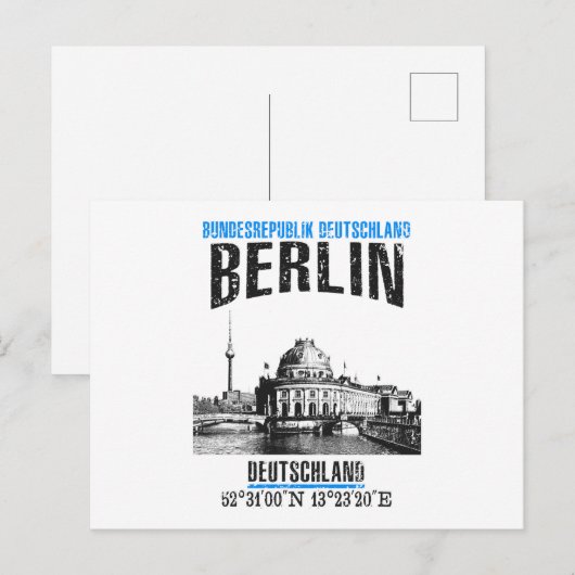 ベルリン ポストカード (正面/裏面)