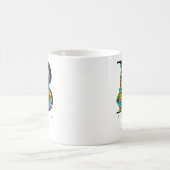 ベルリン モノグラム B のイニシャル入りギフト コーヒーマグカップ (中央)