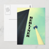 ベルリン – Berliner TVタワー ポストカード (正面/裏面)