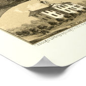 ベルリン、WIパノラママップ – 1867 ポスター (角)