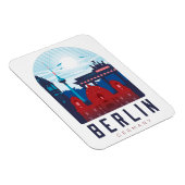 ベルリンGermanyスカイラインフォトマグネット マグネット (右側)
