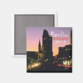 ベルリンGermany旅行お土産マグネット変更年 マグネット (正面/裏面)