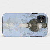 ベルリンTVタワー 抽象ドイツ旅行アート Case-Mate iPhoneケース (裏面(横))