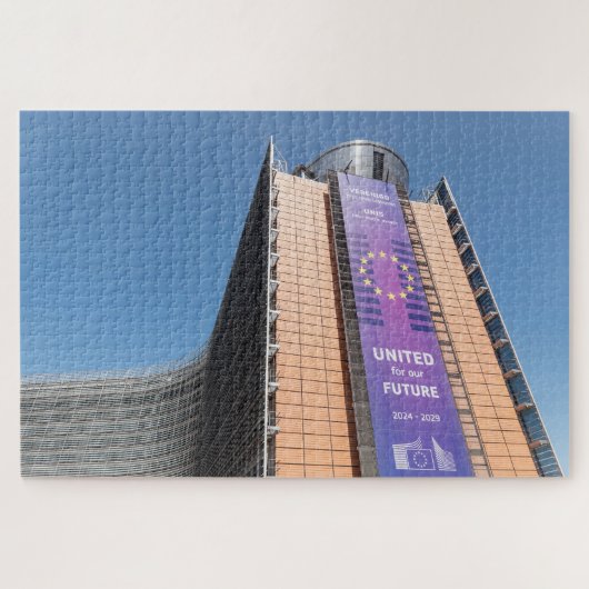 ベルレイモン建築 EU ブリュッセル ジグソーパズル (横)