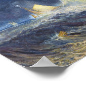 ベルロックライトハウスジョセフマロードウィリアムターナー ポスター (角)